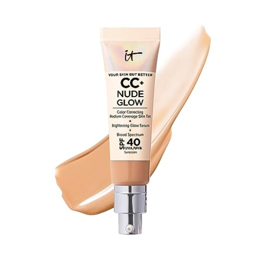 IT Cosmetics CC+ Nude Glow with SPF 40 - Medium Tan - 1.08 fl.oz. / 32 mL